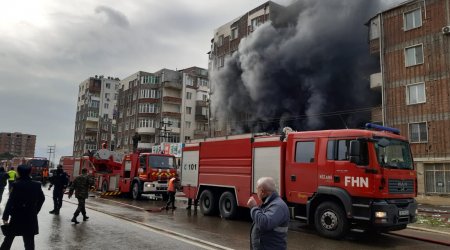 Abşeronda binadakı yanğın söndürüldü - 20 nəfər təxliyə edilib, 1 nəfər tüstüdən zəhərlənib