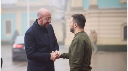 Aİ Prezidenti Zelenski ilə GÖRÜŞDÜ 