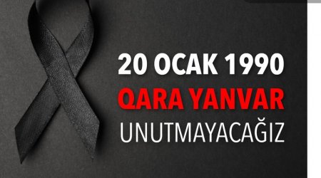 TÜRKSOY 20 Yanvarla bağlı Azərbaycan xalqına başsağlığı verib