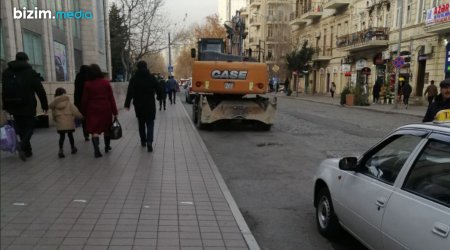 Bakının bu küçələrində hərəkət MƏHDUDLAŞDIRILDI – FOTO 