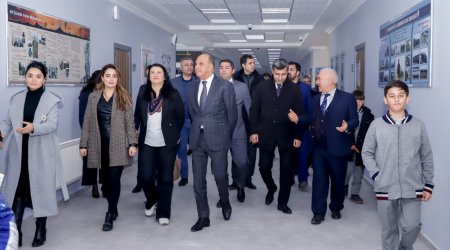 Şahmat Federasiyasının rəsmiləri Ağalıda məktəblilərlə görüşdü - FOTO