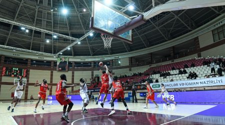 Basketbol Liqasında 15-ci turun daha bir oyunu keçirildi - FOTO 