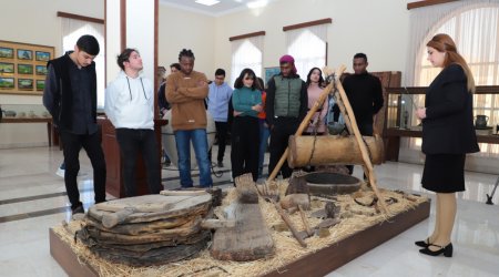 Əcnəbi tələbələr Şahbuzun turizm imkanları ilə tanış olublar - FOTOLAR