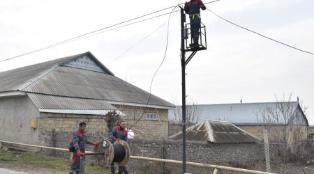 Şəkinin Kiçik Dəhnə kəndi genişzolaqlı internetlə təmin olunub - FOTO