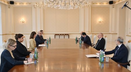 İlham Əliyev ABŞ Dövlət katibinin nümayəndəsini qəbul edib - VİDEO