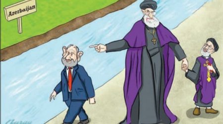 “Xameneiçilik – İranın şər düsturu, türk düşmənçiliyi və donuz əhvalatı” – FOTO 