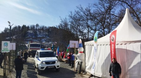 Xankəndi-Laçın yolunda sülhməramlıların 19 avtomobili keçib - FOTO