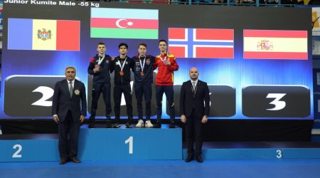 Karateçilərimiz Avropa çempionatında 3 qızıl medal qazandı - FOTO