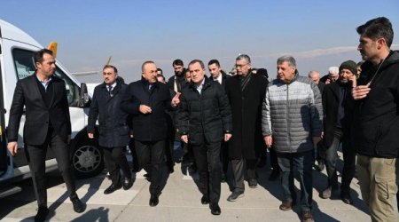 Ceyhun Bayramov Kahramanmaraşda FHN-in mobil səhra HOSPİTALINDA