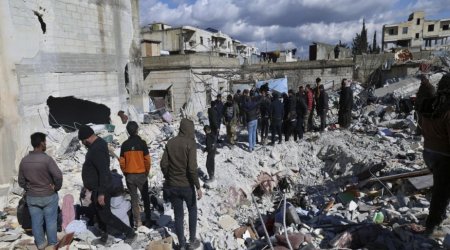 Suriyada zəlzələ nəticəsində ölənlərin sayı 8500-ə çatdı