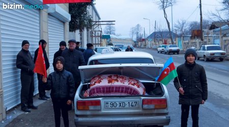 Ağdam və Tərtərdən Türkiyəyə dəstək KAMPANİYASI - FOTO