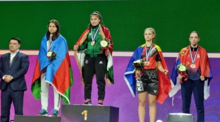 MMA döyüşçümüz dünya çempionatında gümüş medal aldı - FOTO