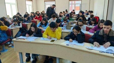 “Naxçıvan” Universitetində İLK – Yeni sınaq imtahanı keçirilib - FOTO