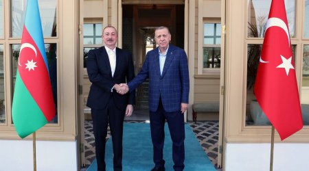 İstanbulda İlham Əliyevlə Rəcəb Tayyib Ərdoğanın görüşü olub – FOTO/VİDEO 