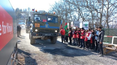 Laçın-Xankəndi yolundan bu gün neçə avtomobil keçib? - FOTO