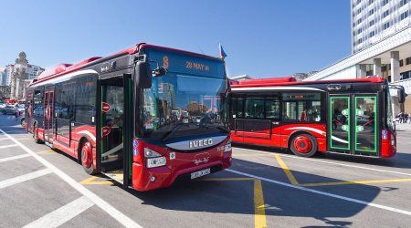 Bakıda 173 marşrut avtobusu GECİKİR