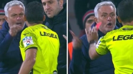 Mourinyo baş hakimi təhqir etdi və qovuldu