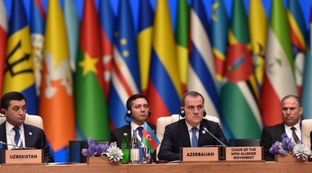 Qoşulmama Hərəkatının Təmas Qrupunun sammitinin yekunlarına dair sənəd İMZALANDI 