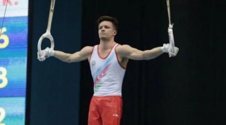 Dünya kuboku: Gimnastımızdan bürünc medal - FOTO