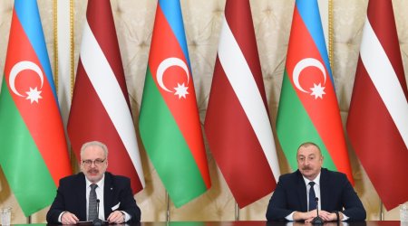 “Azərbaycanın Qoşulmama Hərəkatına sədrliyini yüksək qiymətləndiririk” – Latviya Prezidenti 