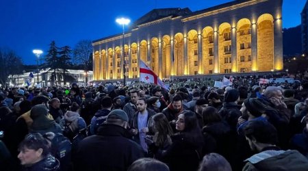 Tbilisidəki etiraz aksiyası BAŞA ÇATDI 