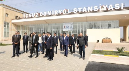 Bakı-Ağstafa-Bakı dəmir yolu marşrutu üzrə sınaq səfəri TƏŞKİL OLUNDU - FOTO 
