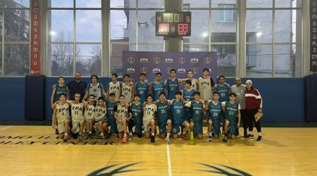 Yeniyetmə basketbolçularımız Gürcüstanda növbəti qələbəsini qazanıb