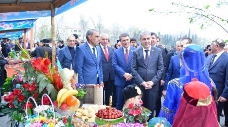 Novruz bayramı Göyçayda böyük coşqu ilə qeyd olundu - FOTO