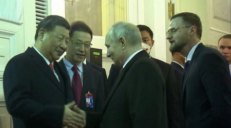Çin lideri ilə Putin arasında MARAQLI DİALOQ – VİDEO