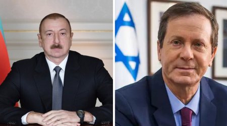 İsxak Hersoq İlham Əliyevi təbrik etdi – FOTO