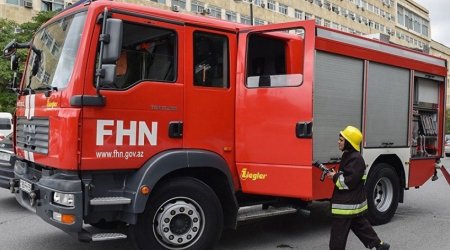 FHN Cəlilabaddakı yanğınla bağlı məlumat yaydı