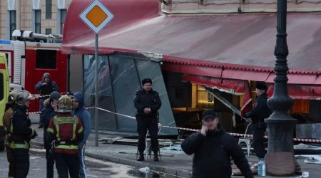 Sankt-Peterburqda partlayışda xəsarət alanların sayı 32-yə çatdı - FOTO