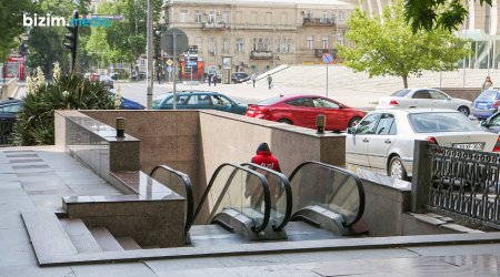 Şəhərin mərkəzindəki eskalatorlar niyə İŞLƏMİR? – Dövlət qurumları bir-birini TƏKZİB ETDİ – FOTO
