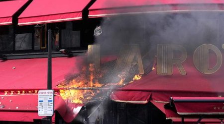 Parisdə etirazçılar Makrondan belə “acıq çıxdılar” – ANBAAN VİDEO 