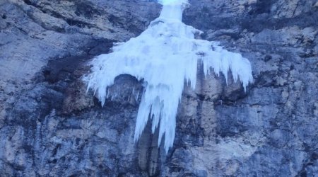 Quba şəlaləsinin suyu niyə AZALIR? - FOTO