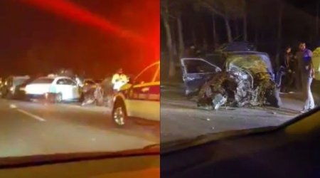 Bakı-Sumqayıt yolunda ağır QƏZA - VİDEO 