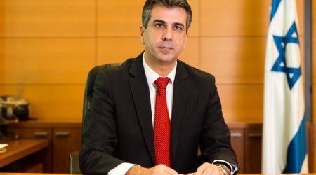 İsrailin XİN başçısı Azərbaycandan Türkmənistana yola düşüb