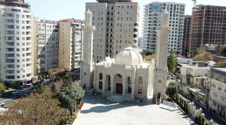 Nərimanovdakı “Cümə” məscidində eyni vaxtda 600-ə yaxın insan ibadət edə biləcək