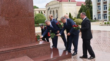 Ağsuda “Heydər Əliyev və Azərbaycanda milli intibah dövrü” mövzusunda tədbir KEÇİRİLDİ - FOTO 