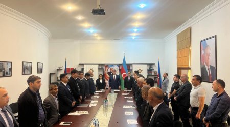 Göyçayda sahibkarlarla görüş KEÇİRİLDİ - FOTO 