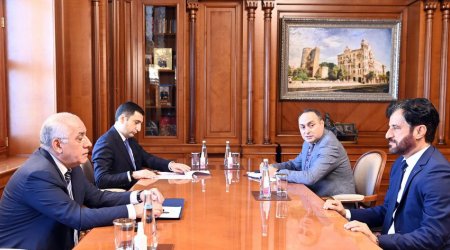 Əli Əsədov Beynəlxalq Avtomobil Federasiyasının prezidenti ilə görüşüb