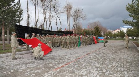 Türkiyədə Azərbaycan hərbçiləri belə qarşılandı - FOTO