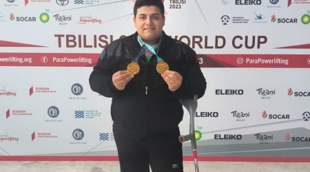 Daha iki idmançımız Dünya Kubokunda qızıl medal qazandı - FOTO  