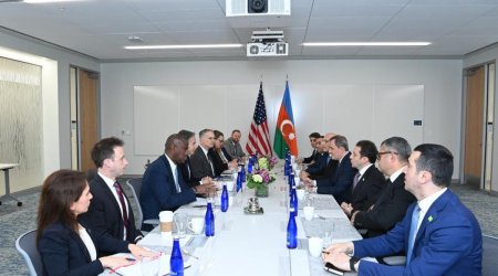 Ceyhun Bayramov və Entoni Blinken arasında GÖRÜŞ KEÇİRİLİR - FOTO