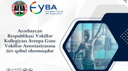 Vəkillər Kollegiyası Avropa Gənc Vəkillər Assosiasiyasına üzv QƏBUL OLUNDU 