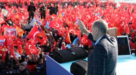Ərdoğanın İstanbuldakı mitinqində 1,7 milyon nəfər iştirak edib - VİDEO