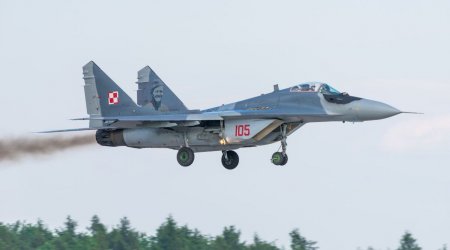 Almaniyanın razılığını alan Polşa Ukraynaya 10 ədəd MiQ-29 qırıcısı GÖNDƏRDİ 