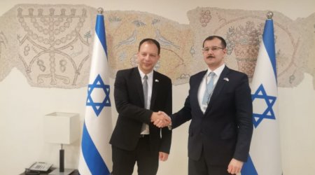 Azərbaycanla İsrail arasında parlamentlərarası əlaqələrin gücləndirilməsi MÜZAKİRƏ EDİLDİ - FOTO 