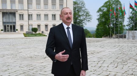 İlham Əliyev: “Atamın, şəhidlərimizin ruhu şaddır” – VİDEO 