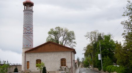 Şuşada Saatlı məscidinin AÇILIŞI OLUB - FOTO/VİDEO